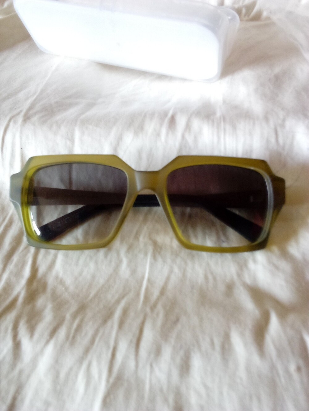 Kirk & Kirk Liam S5/S Sage Square Sunglasses 55mm Italy